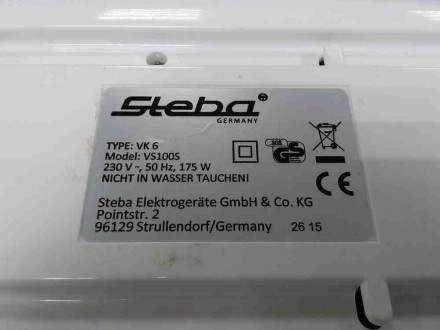 Вакуумний пакувальник STEBA VK 6. Призначення: настільний; Тип: безкамерний; Дов. . фото 6