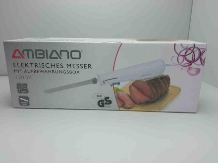 Электрический нож Ambiano XJ-15411-W
Объем поставкиtage: 220–240 В~, 50–60 Гц
Ре. . фото 2