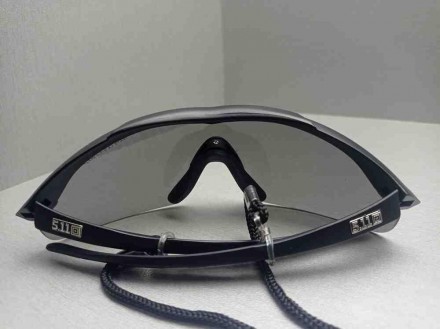 Тактичні окуляри Tactical Glasses 5.11
Матеріал лінз — Полікарбонат
Матеріал опр. . фото 7