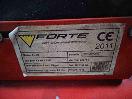 Forte FL-50 – это качественный масляный коаксиальный компрессор, имеющий возврат. . фото 2