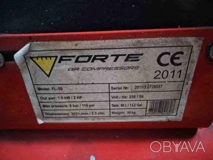 Forte FL-50 – это качественный масляный коаксиальный компрессор, имеющий возврат. . фото 1