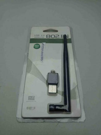USB WIFI 802.11n — це невеликий Wifi адаптер з антеною для організації бездротов. . фото 2