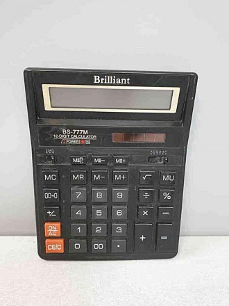 Brilliant BS-777M. Калькулятор настольный; разрядность: 12; размеры: 200х157х31 . . фото 3