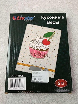 Весы кухонные Livstar LSU-5006 обладают компактным размером, но выдерживают нагр. . фото 3