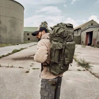 Тактический рюкзак 70л армейский военный рюкзак вместительный, идеально подходит. . фото 9