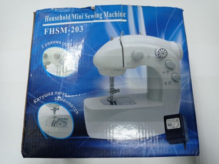 Швейная машина Mini Sewing Machine FHSM-203, компактная, для домашнего использов. . фото 2
