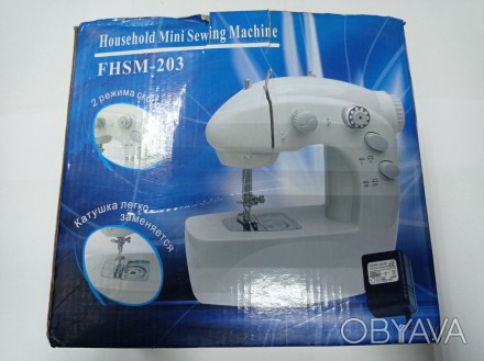 Швейная машина Mini Sewing Machine FHSM-203, компактная, для домашнего использов. . фото 1