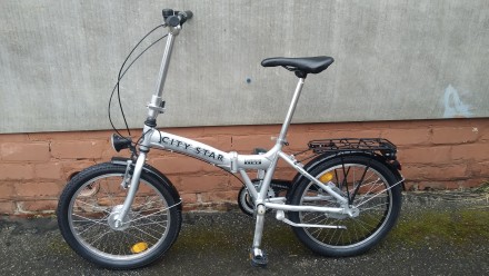 Предлагаю Вашему вниманию складной алюминиевый немецкий велосипед CITY STAR на п. . фото 4