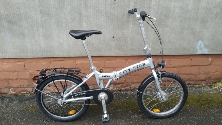 Предлагаю Вашему вниманию складной алюминиевый немецкий велосипед CITY STAR на п. . фото 2