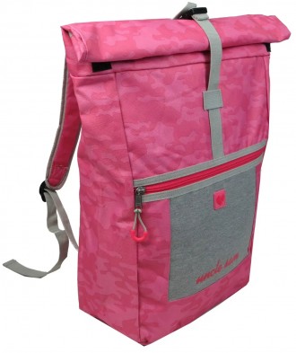 
 Женский городской рюкзак Rolltop Uncle IAN313561 22L Розовый Рюкзак выполнен и. . фото 6
