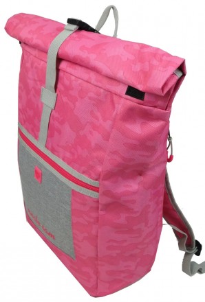 
 Женский городской рюкзак Rolltop Uncle IAN313561 22L Розовый Рюкзак выполнен и. . фото 4