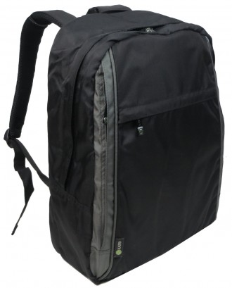 
 Компактний рюкзак з ноутбуком 15,6 дюймів Kato Assen Чорний Одне основне відді. . фото 2