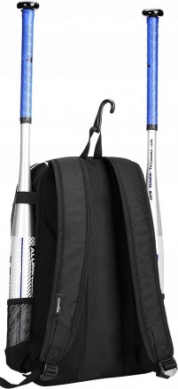 
 Спортивний рюкзак Amazon Basics 68042 22L Чорний із синім Спортивний рюкзак дл. . фото 3