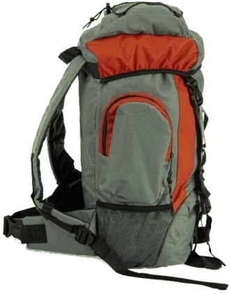 
 Легкий походный рюкзак Acamper TRSO-14 35L Серый с красным Туристический и тре. . фото 4