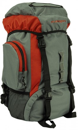 
 Легкий походный рюкзак Acamper TRSO-14 35L Серый с красным Туристический и тре. . фото 2
