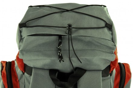 
 Легкий походный рюкзак Acamper TRSO-14 35L Серый с красным Туристический и тре. . фото 5