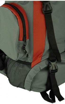 
 Легкий походный рюкзак Acamper TRSO-14 35L Серый с красным Туристический и тре. . фото 7