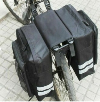 
 Велосипедная сумка на багажник велоштаны Korbi S1645289 25L Черный Многофункци. . фото 4