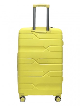 
 Чемодан большой L полипропилен Milano bag 0306 76×49×31см 82л Желтый Страна: Е. . фото 4