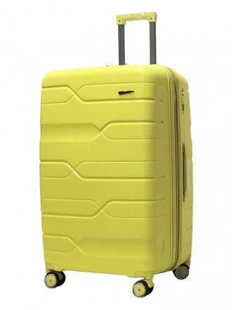 
 Чемодан большой L полипропилен Milano bag 0306 76×49×31см 82л Желтый Страна: Е. . фото 3