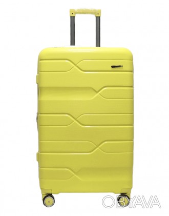 
 Чемодан большой L полипропилен Milano bag 0306 76×49×31см 82л Желтый Страна: Е. . фото 1