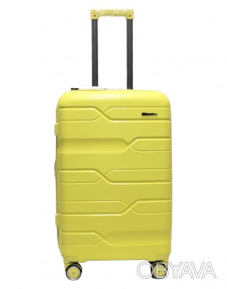 
 Чемодан средний M полипропилен Milano bag 0306 65×42×28см 56л Желтый Страна: Е. . фото 1