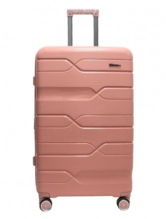 
 Чемодан большой L полипропилен Milano bag 0306 76×49×31см 82л Розовый Страна: . . фото 2