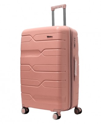 
 Чемодан большой L полипропилен Milano bag 0306 76×49×31см 82л Розовый Страна: . . фото 3