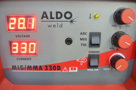 Сварочный инверторный полуавтомат ALDO MIG/MMA – 330D – универсальный аппарат, к. . фото 5