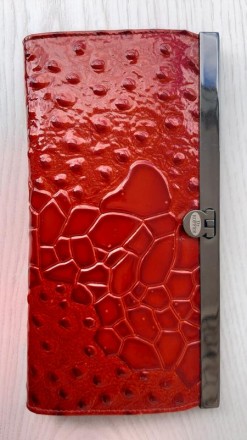 Женский большой кожаный кошелек Dr.Koffer (красный)

Отличное качество
Состов. . фото 3