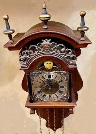 Голландские Винтажные Настенные Часы Warmink Wuba Sallander
Середина ХХ века, ф. . фото 2