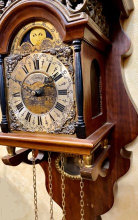 Голландские Винтажные Настенные Часы Warmink Wuba Sallander
Середина ХХ века, ф. . фото 4