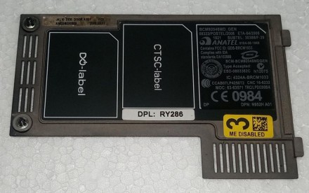 Сервісна кришка з ноутбука DELL Latitude E4300 AM03S000300

Стан гарний. Без п. . фото 3