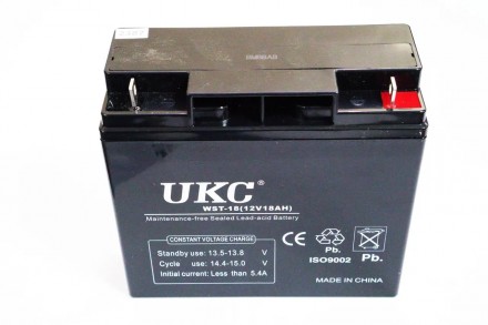 Акумуляторна батарея UKC 12v 18 А 12 В 18 А 
Акумуляторна батарея UKC виготовле. . фото 3