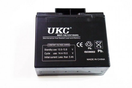 Акумуляторна батарея UKC 12v 18 А 12 В 18 А 
Акумуляторна батарея UKC виготовле. . фото 4