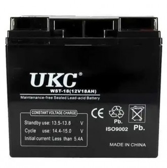 Акумуляторна батарея UKC 12v 18 А 12 В 18 А 
Акумуляторна батарея UKC виготовле. . фото 5
