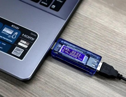 USB Тестер Keweisi KWS-V20 амперметр вольтметр вимірювач ємності акумулятора, юз. . фото 6