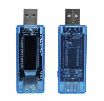 USB Тестер Keweisi KWS-V20 амперметр вольтметр вимірювач ємності акумулятора, юз. . фото 11