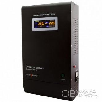 Джерело безперебійного живлення LogicPower LPY-W-PSW-5000VA+ 10A/20A, з правильн. . фото 1