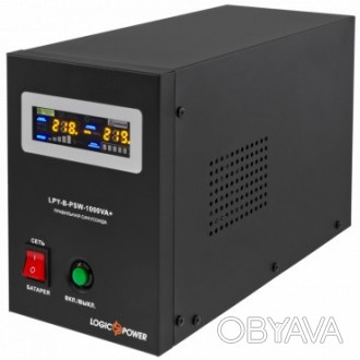 Джерело безперебійного живлення LogicPower LPY-B-PSW-1000VA+ 10A/20A, з правильн. . фото 1