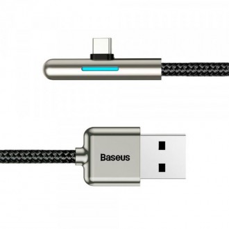 Кабель Baseus Iridescent Lamp Mobile Game USB3.1-USB Type-C, 2м, Black 
 
Отправ. . фото 4
