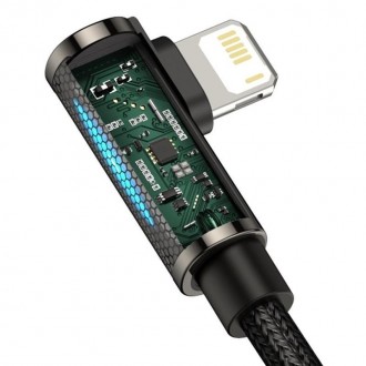 Кабель Baseus Legend Series Elbow USB-Lightning, 1м, Black 
 
Отправка данного т. . фото 4