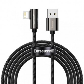 Кабель Baseus Legend Series Elbow USB-Lightning, 1м, Black 
 
Отправка данного т. . фото 2