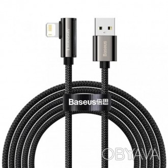 Кабель Baseus Legend Series Elbow USB-Lightning, 1м, Black 
 
Отправка данного т. . фото 1