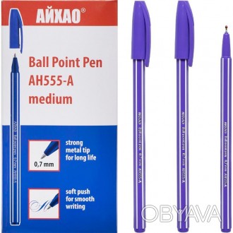 Набор ручек масляная фиолетовая AH555 фиолетовая AH555 фиолетовая(50615) ish 
От. . фото 1