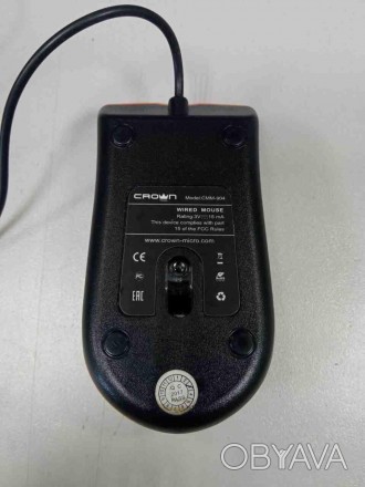 Мышь компьютерная Б/У Мышь USB Crown CMM-904 (Проводная)