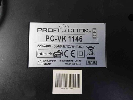 Вакуумний пакувальник Profi Cook PC-VK 1146
Повністю автоматизований, призначени. . фото 7