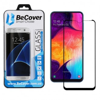 Захисне скло BeCover для Samsung Galaxy A50 SM-A505/A50s SM-A507 Black 
 
Отправ. . фото 2