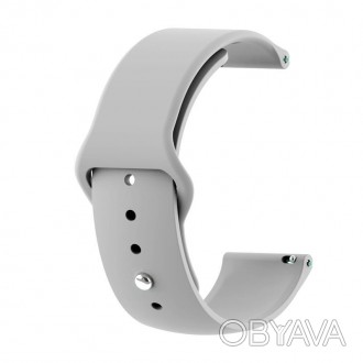 Силіконовий ремінець BeCover для Huawei Watch GT 2 42mm Gray 
 
Отправка данного. . фото 1