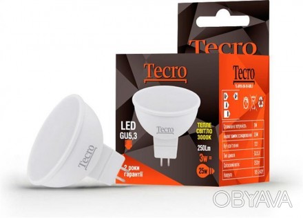 Лампа LED Tecro TL-MR16-3W-3K-GU5.3 3W 3000K GU5.3 
 
Отправка данного товара пр. . фото 1